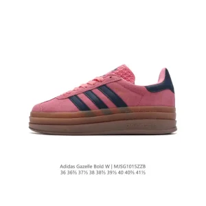 Adidas Gazelle Bold Retro Platform Sneakers with Thick Sole