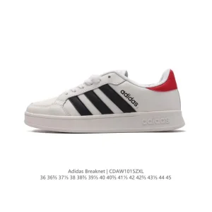 Adidas Breaknet Shoes Classic Tennis Style Sneakers for Men and Women