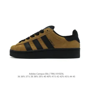 Adidas Campus 00S Bread Shoe Retro Leather Casual Skateboarding Sneakers