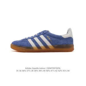 Adidas Originals Gazelle Indoor Classic Retro Sneakers with Gum Sole