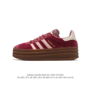 Adidas Gazelle Bold Retro Chunky Platform Sneakers Vintage Suede Leather