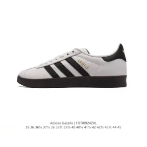 Adidas Gazelle Classic Suede Unisex Sneakers White Gum Sole