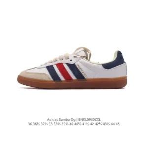 Adidas Samba OG Sporty & Rich Collaboration Leather Sneakers for Men and Women