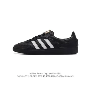 Adidas Samba OG Classic Leather Sneakers White T-toe Shoes
