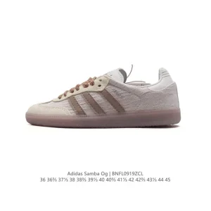 Adidas Samba OG Shoes Classic White Leather Sneakers for Men and Women