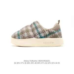 Adidas Puffylette Unisex Retro Chunky Sole Sneakers with Big Tongue