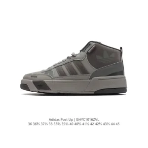 Adidas Originals Post Up Mid Top Leather Sneakers for Men and Women