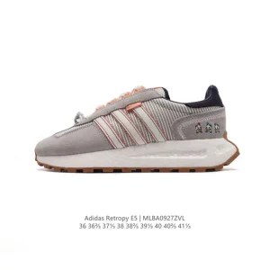 Adidas Retropy E5 Low-Top Classic Sneakers with Boost Technology