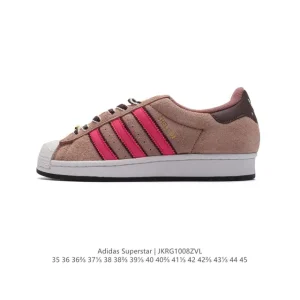 Adidas Superstar Classic Shell Toe Leather Sneakers for Men and Women