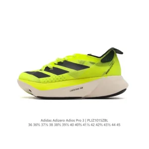 Adidas Adizero Adios Pro 3 Men's Women's Running Shoes for Marathon Training