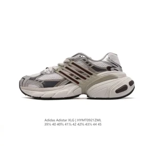 Adidas Adistar Xlg Men's Retro Running Shoes with Mesh Upper and Thick Sole