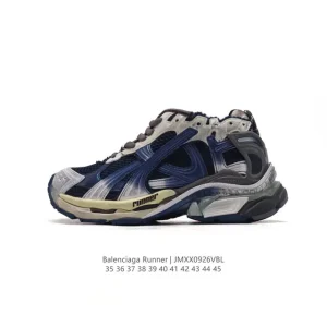 Balenciaga Runner Sneaker Grey Black Blue Red Vintage Low Top Shoes