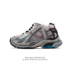 Balenciaga Runner Sneaker Grey Black Blue Red Low Top Vintage Dad Shoe