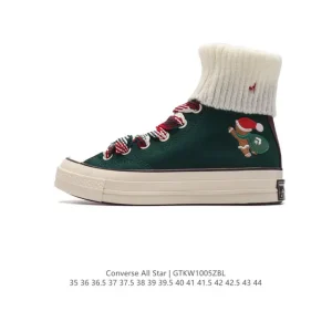 Converse All Star Christmas Limited Edition Gingerbread Man High Top Sneakers