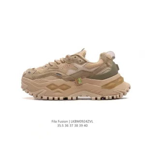 FILA Fusion Chunky Sole Women's Sneakers White Fashion Streetwear Shoes