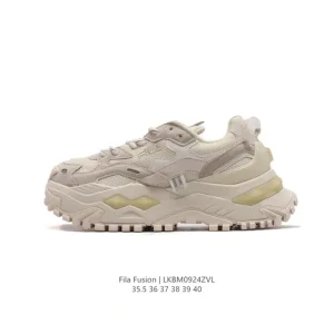 Fila Fusion Chunky Sneakers for Women - White Fashion Streetwear Shoes