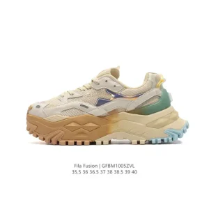 Fila Fusion Chunky Sole Women's Sneakers White Fashion Streetwear