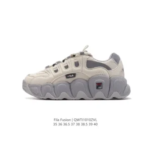 FILA Fusion Chunky Sole Women's Sneakers Platform White Fashion Streetwear