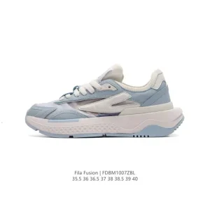 FILA Fusion Chunky Sneakers for Women - White Platform Shoes