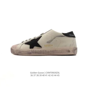 Golden Goose Deluxe Brand Sstar Dirty Vintage Leather Sneakers