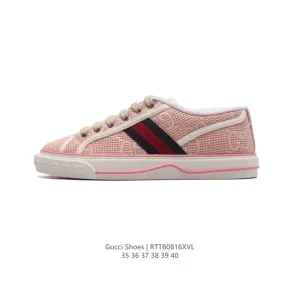 Gucci GG Canvas Sneaker Vintage Women's Shoes