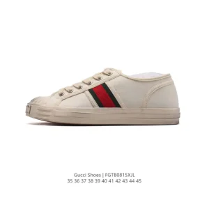 Gucci GG Canvas Sneaker Vintage Unisex Shoes