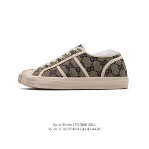 Gucci GG Canvas Sneaker Vintage Unisex Rubber Sole Limited Edition