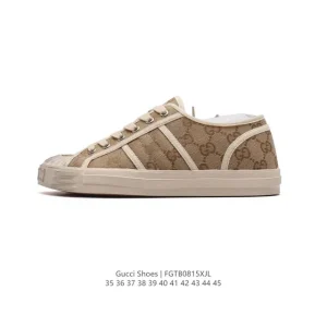 Gucci GG Canvas Sneaker Vintage Unisex Shoes