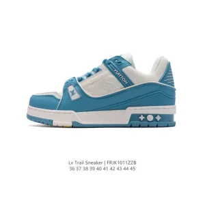 Louis Vuitton LV Trainer Sneaker Low Thick Sole Elevated Sports Shoes for Men and Women