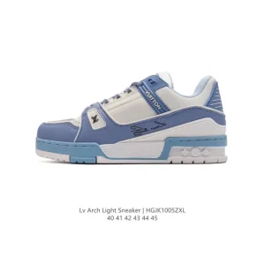 Louis Vuitton Trainer Sneaker Low Top Fashion Thick Sole Comfort Shoes
