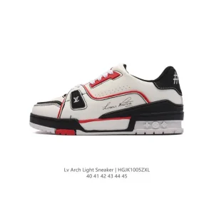 Louis Vuitton Trainer Sneaker Low Thick Sole Comfortable Fashion Shoes