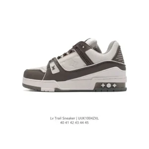 Louis Vuitton LV Trainer Sneaker Low Thick Sole Elevated Casual Shoes