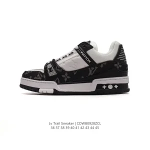 Louis Vuitton Trainer Sneaker Low Fashion Thick Sole Comfortable Shoes