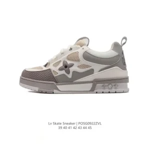 Louis Vuitton Men's Skate Sneaker Grained Leather Fall Winter Edition