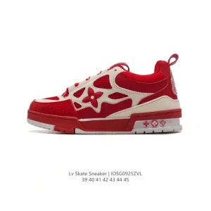 Louis Vuitton Men's Skate Sneaker Grained Cowhide Leather 2024 FW