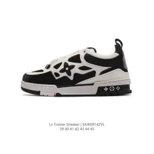 Louis Vuitton Trainer Low Sneaker Fashion Thick Sole Shoes