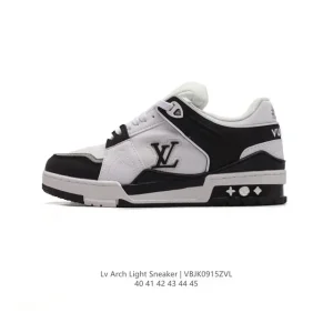 Louis Vuitton Trainer Sneaker Low Men's Fashion Thick Sole Shoes