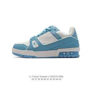 Louis Vuitton Trainer Low Sneaker Fashion Thick Sole Shoes