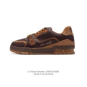 Louis Vuitton Trainer Sneaker Low Top Fashion Luxury Shoes