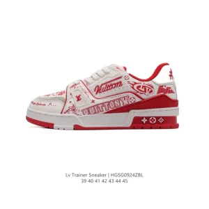Louis Vuitton Trainer Sneaker Low Thick Sole Comfortable Fashion Shoes