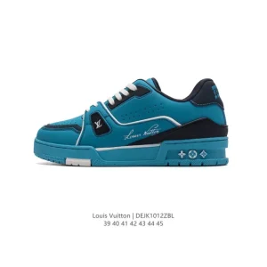 Louis Vuitton LV Trainer Sneaker Low Fashion Thick Sole Elevated Sports Shoes