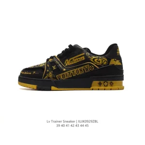 Louis Vuitton Trainer Sneaker Low Thick Sole Comfortable Fashion Shoes