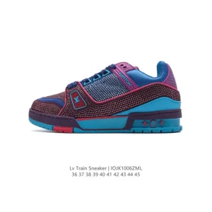 Louis Vuitton Trainer Sneaker Low Full Crystal Luxury Edition