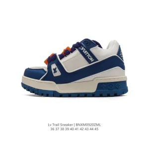 Louis Vuitton Trainer Sneaker Low Fashion Thick Sole Comfortable Shoes