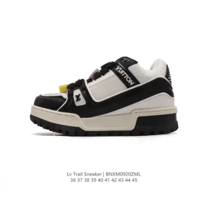 Louis Vuitton Lv Trainer Sneaker Low Thick Sole Elevated Fashion Sneakers