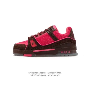Louis Vuitton Trainer Sneaker Low Full Diamond Fashion Sneakers