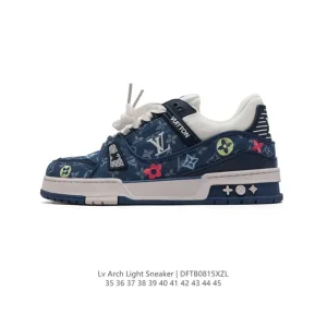 Louis Vuitton Trainer Sneaker Low Top Fashion Luxury Shoes