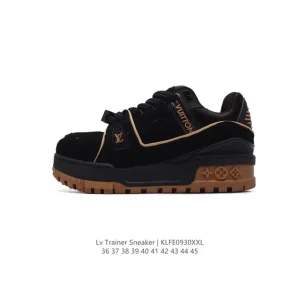 Louis Vuitton Trainer Sneaker Low Thick Sole Comfortable Fashion Shoes