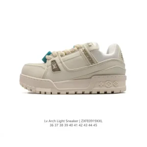 Louis Vuitton Trainer Sneaker Low Fashion Thick Sole Comfortable Shoes