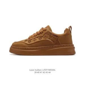 Louis Vuitton Trainer Low Sneaker Men White Smooth Leather Flash Tail
